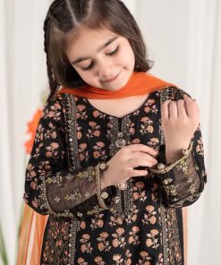 Mariab Black Embroidered Cotton Lawn Suit Mbkd-Ef2523Bk 9 Mkd Ef2523Blackc Imanistudio.com