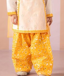 Mariab White/Zarda Embroidered Cotton Lawn Suit Mbkd-Ef2566Wz 13 Mkd Ef2566Yellowe Imanistudio.com