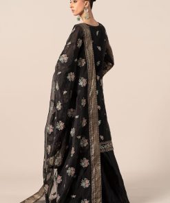 Luxury Formal Black Embroidered Organza Outfit Mbsf-Ef2524Bk 16 Sf Ef2524Blacka Imanistudio.com