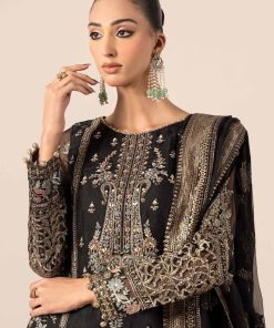 Luxury Formal Black Embroidered Organza Outfit Mbsf-Ef2524Bk 13 Sf Ef2524Blackc Imanistudio.com