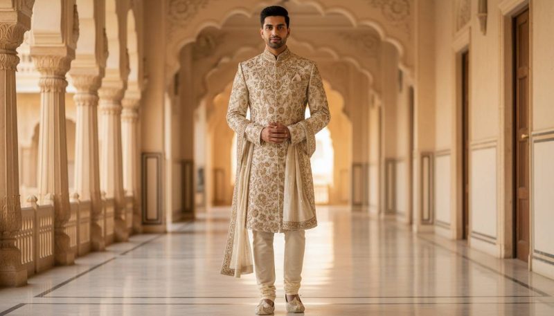 Different Types Of Sherwani For Weddings And Traditional Occasions 3 Classic Sherwani