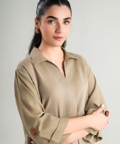 Khaki Karandi Cotton Co-Ord Set Mb-Cs2590Kk 11 Mb Cs2590 Beigec Imanistudio.com