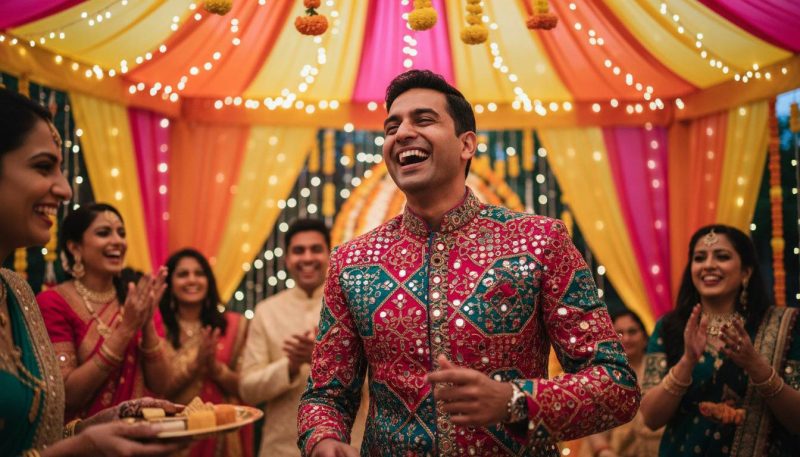 Different Types Of Sherwani For Weddings And Traditional Occasions 13 Mirror Work Sherwani