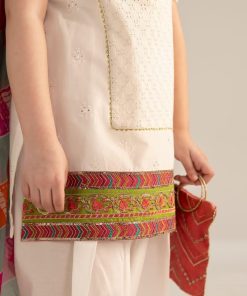 Mariab Kids White Embroidered Cambric Suit Mbkd-Ef2541Ww 11 Mkdef2541Whited Imanistudio.com