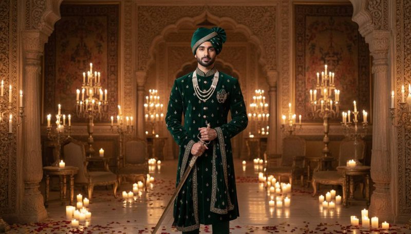 Different Types Of Sherwani For Weddings And Traditional Occasions 10 Velvet Sherwani