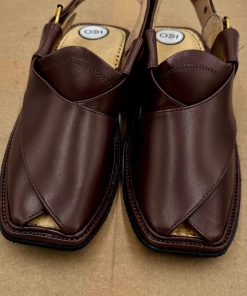 Premium Leather Kalaiji Charsadda Peshawari Chappal Char-2505Kg 14 Char2505 Imanistudio.com