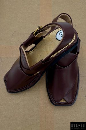 Premium Leather Kalaiji Charsadda Peshawari Chappal Char-2505Kg 16 Char2505B Imanistudio.com