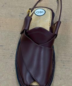 Premium Leather Kalaiji Charsadda Peshawari Chappal Char-2505Kg 17 Char2505D Imanistudio.com