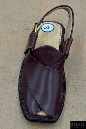 Premium Leather Kalaiji Charsadda Peshawari Chappal Char-2505Kg 17 Char2505D Imanistudio.com