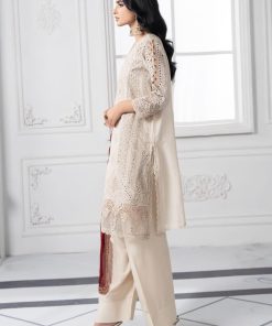 Mariab Ivory Embroidered Cotton Lawn Suit Mbds-Ef2511Bi 12 Ds 11B Ivoryg Imanistudio.com