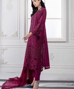 Mariab Magenta Lawn Embroidered Suit Mbds-Ef2502Bm 11 Ds 2Bmagentaa Imanistudio.com