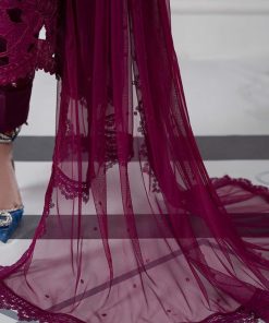 Mariab Magenta Lawn Embroidered Suit Mbds-Ef2502Bm 14 Ds 2Bmagentac Imanistudio.com
