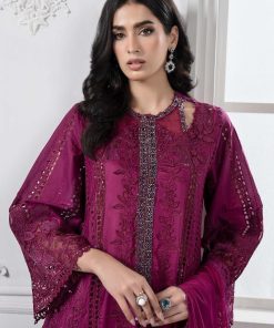 Mariab Magenta Lawn Embroidered Suit Mbds-Ef2502Bm 16 Ds 2Bmagentag Imanistudio.com