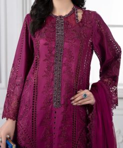 Mariab Magenta Lawn Embroidered Suit Mbds-Ef2502Bm 12 Ds 2Bmagentaj Imanistudio.com