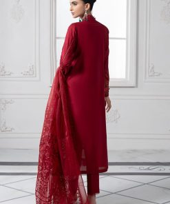 Mariab Red Cotton Lawn Embroidered Suit Mbds-Ef2504Ar 16 Ds 4Reda Imanistudio.com