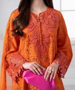 Mariab Orange Embroidered Paper Cotton Suit Mbds-Ef2505Bo 11 Ds 5Borangec Imanistudio.com