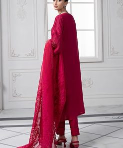 Mariab Fuchsia Pink Embroidered Cotton Lawn Suit Mbds-Ef2508Af 18 Ds 8Ahot Pinka Imanistudio.com