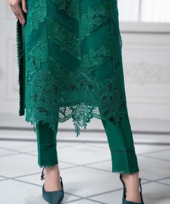Mariab Emerald Green Embroidered Cotton Lawn Suit Mbds-Ef2508Bg 15 Ds 8B Emrald Greenc Imanistudio.com