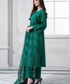 Mariab Emerald Green Embroidered Cotton Lawn Suit Mbds-Ef2508Bg 11 Ds 8B Emrald Greenh Imanistudio.com