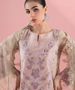 3 Pcs Luxury Pret Beige Embroidered Masoori Lawn Suit Mbdw-Ea2577Bm 11 Dw Ea2577Beigeb Imanistudio.com