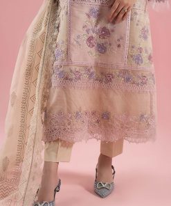 3 Pcs Luxury Pret Beige Embroidered Masoori Lawn Suit Mbdw-Ea2577Bm 12 Dw Ea2577Beiged Imanistudio.com