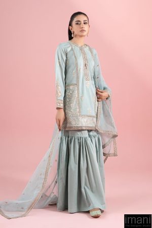 3 Pcs Luxury Pret Ferozi Embroidered Dobby Lawn Suit Mbdw-Ea2581Fd 10 Dw Ea2581Ferozih Imanistudio.com