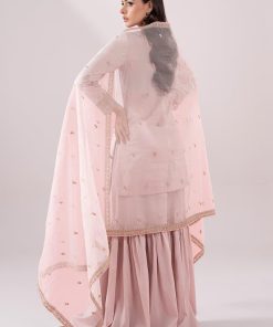 3 Pcs Luxury Pret Pink Embroidered Dobby Lawn Suit Mbdw-Ea2581Pk 14 Dw Ea2581Pinka Imanistudio.com