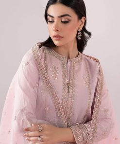3 Pcs Luxury Pret Pink Embroidered Dobby Lawn Suit Mbdw-Ea2581Pk 11 Dw Ea2581Pinkb Imanistudio.com