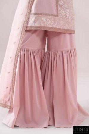 3 Pcs Luxury Pret Pink Embroidered Dobby Lawn Suit Mbdw-Ea2581Pk 13 Dw Ea2581Pinke Imanistudio.com