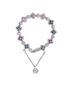 Multi Colour Prime Rose Bracelet Fashion Jewellery Imjbr-Ef2504Mc 6 Jbr Ef25 04Multicolor02 2400X2400 Imanistudio.com