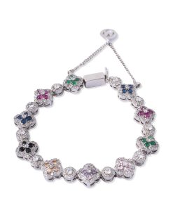 Multi Colour Prime Rose Bracelet Fashion Jewellery Imjbr-Ef2504Mc 5 Jbr Ef25 04Multicolor03 2400X2400 Imanistudio.com