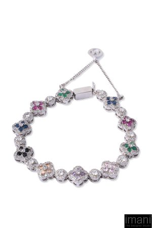Multi Colour Prime Rose Bracelet Fashion Jewellery Imjbr-Ef2504Mc 5 Jbr Ef25 04Multicolor03 2400X2400 Imanistudio.com