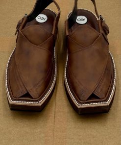Preimium Leather Shaded Brown Peshawari Kaptaan Chappal Kap-2502Sb 13 Kap2502J Imanistudio.com