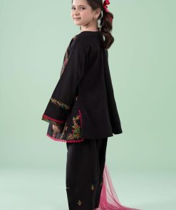 Mariab Kids Black Embroidered Dobby Lawn Suit Mbkd-Ea2505Bd 12 Mkd Ea2505Blacka Imanistudio.com