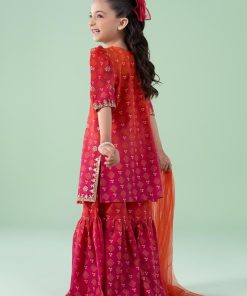 Mariab Kids Fuchsia Pink Embroidered Lawn Suit Mbkd-Ef2518Fp 12 Mkd Ea2518Pinka Imanistudio.com