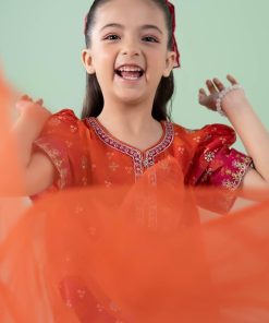 Mariab Kids Fuchsia Pink Embroidered Lawn Suit Mbkd-Ef2518Fp 9 Mkd Ea2518Pinkb Imanistudio.com