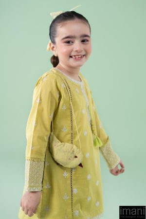 Mariab Kids Lime Green Embroidered Dobby Lawn Suit Mbkd-Ef2541Lg 13 Mkd Ea2541Greenc Imanistudio.com