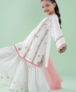 Mariab Kids White Embroidered Dobby Lawn Suit Mbkd-Ea2542Wd 10 Mkd Ea2542Whiteg Imanistudio.com