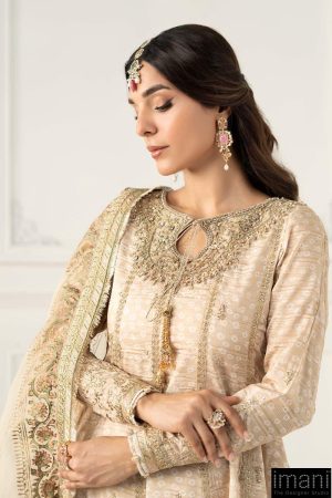 Luxury Formal Beige Embroidered Raw Silk Suit Mbsf-Ef2532Bg 13 Sf Ef2532Offwhitea Imanistudio.com
