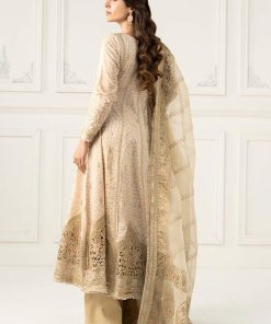 Luxury Formal Beige Embroidered Raw Silk Suit Mbsf-Ef2532Bg 15 Sf Ef2532Offwhiteb Imanistudio.com