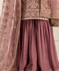 Luxury Formal Lilac Embroidered Organza Suit Mbsf-Ef2553Lc 12 Sf Ef2553Lilacc Imanistudio.com