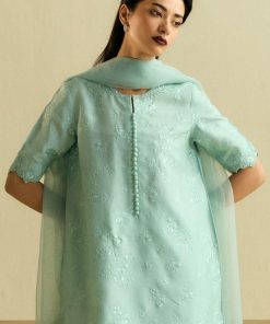 3 Pcs Zara Shahjahan Aqua Breeze Premium Raw Silk Suit Zszr-F0103Ab 6 Zr25F0103A Imanistudio.com