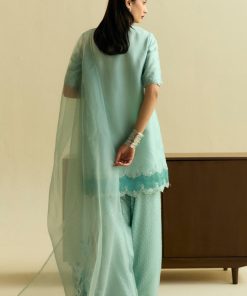 3 Pcs Zara Shahjahan Aqua Breeze Premium Raw Silk Suit Zszr-F0103Ab 8 Zr25F0103C Imanistudio.com