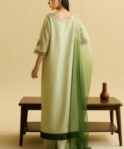 3 Pcs Zara Shahjahan Pistachio Green Premium Raw Silk Suit Zszr-F0104Pg 9 Zr25F0104C Imanistudio.com