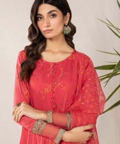 3 Pcs Luxury Pret Carrot Pink Embroidered Jacquard Broshia Suit Mbdw-Ef24120Cp 11 Dw Ef24120Pinka Imanistudio.com
