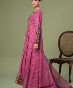 3 Pcs Luxury Pret Pink Printed &Amp; Embroidered Linen Suit Mbdw-W24128Pk 7 Dw W24128Pinke Imanistudio.com
