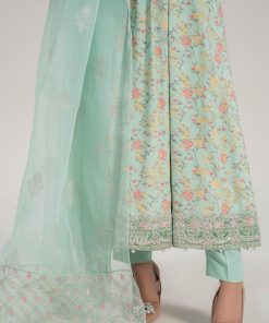 3 Pcs Luxury Pret Light Ferozi Embroidered Linen Suit Mbdw-W24152Lf 8 Dw W24152Ferozib Imanistudio.com