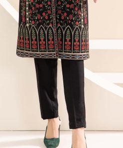 3 Pcs Luxury Pret Black Embroidered Light Khaddar Suit Mbdw-W24157Bk 7 Dw W24157Blackb Imanistudio.com