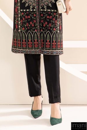 3 Pcs Luxury Pret Black Embroidered Light Khaddar Suit Mbdw-W24157Bk 7 Dw W24157Blackb Imanistudio.com