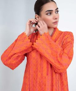 1 Pcs Orange Embroidered Lawn Shirt Mb-Ef2436Ng 7 Mb Ef 2436Oranged Imanistudio.com